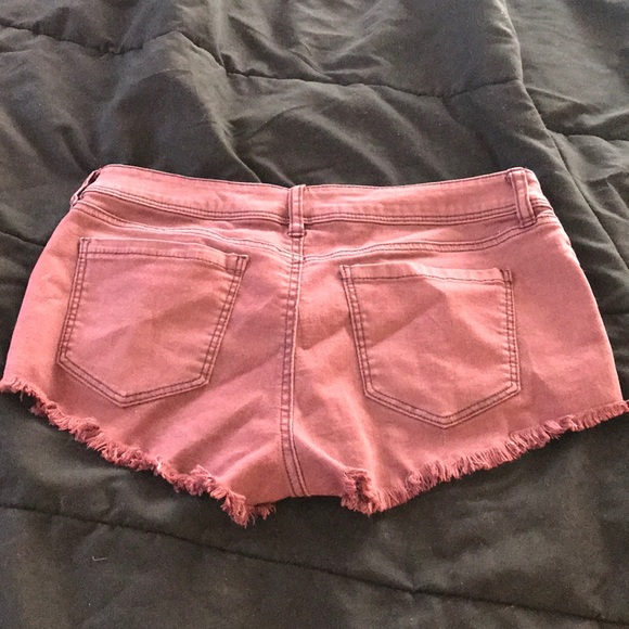 Burgundy Shorts - Picture 2 of 2